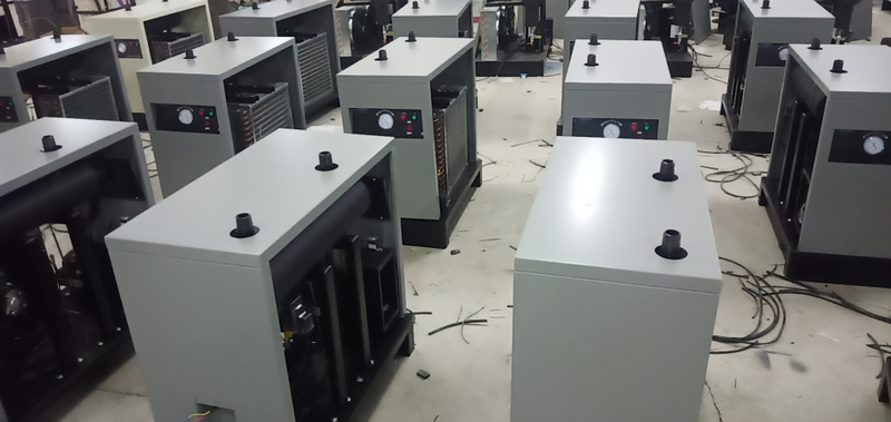 Máy nén trục vít kiểu mở tích hợp 90kw Máy ​​sấy tích hợp