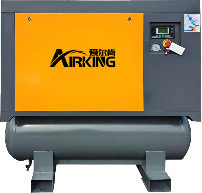 Máy nén khí trục vít 3in1 tốc độ động cơ 10HP 8bar AIRKING PM 